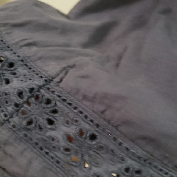 Denim Blue Blouse - Picture 3 of 4